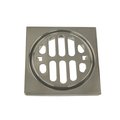 Westbrass Frank Pattern Snap-In Shower Strainer Grill, Square  & Crown D3171-20